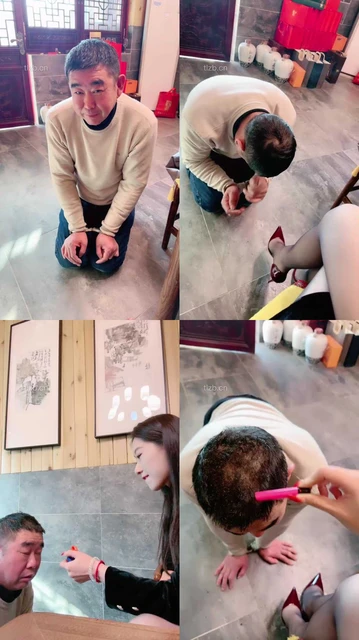 【沅芷】手铐捆绑下跪/烧头发