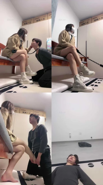 【樱子大人】帆布鞋踢踹/强迫舔脏鞋/夹腿