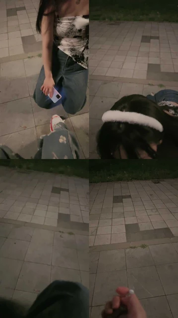 【雨琦】女神犬-户外-下跪狗爬发骚【完整版】