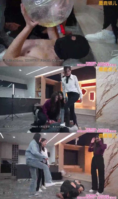 【银儿】三美女YAPOO风格 成吨圣水混合调教