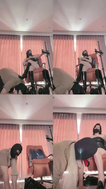 【冷颜】长靴踩狗头/头顶鞋子/鞭打/高跟玉足恋足调