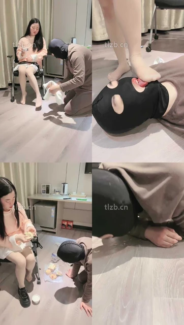 【清禾】脚底踩踏喂食/骑马/肉丝舔脚丫