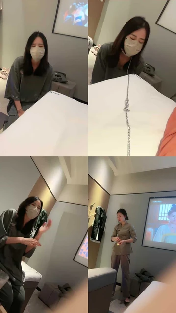 【雨琦S】带女闺蜜调戏男技师