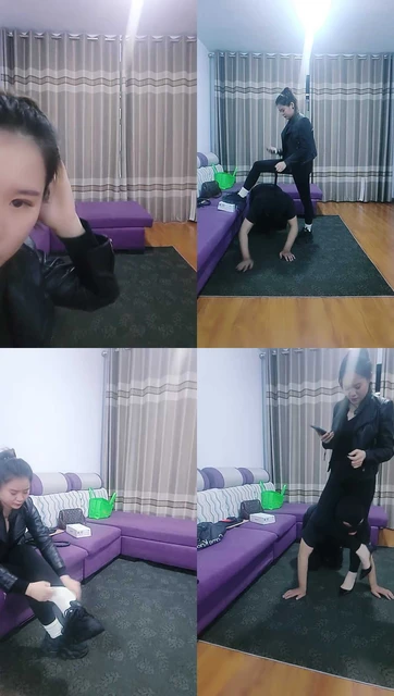 【冷魅夫妻】运动鞋白袜踩/骑马转胯