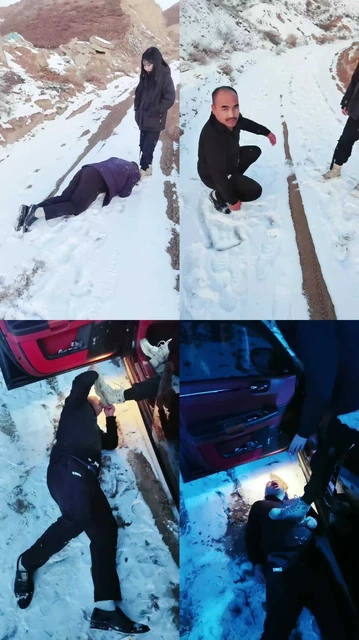 【西北傻子】素人S-户外冰天雪地凌虐