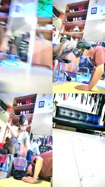 【五十度】抽耳光/跪舔黑丝高跟