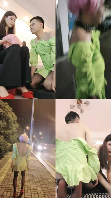 【松紫】户外漏出-镜前羞辱变装狗奴