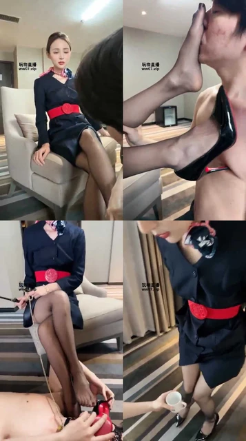 【冰冰女神】头等舱空姐调教乘客
