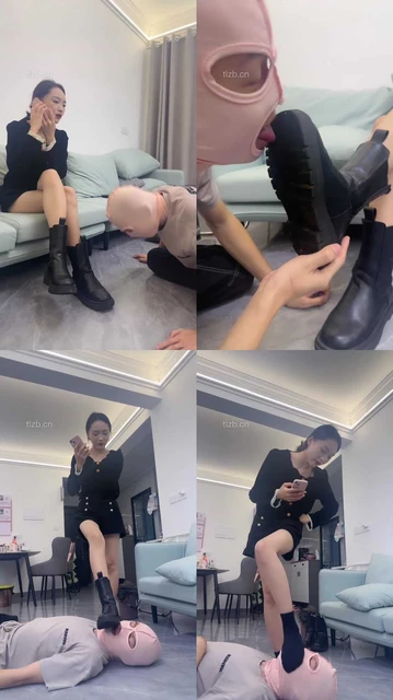 【狗哥】短靴女神炮制卑微绿帽老公