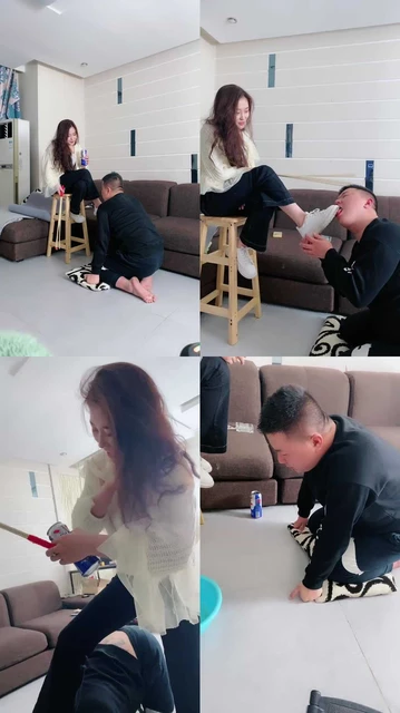 【麋鹿银儿】偷拍素人闺蜜惩罚男友