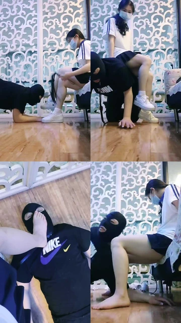 【汀兰大人】学生主-小白鞋白袜玩虐/鞭打/坐脸窒息