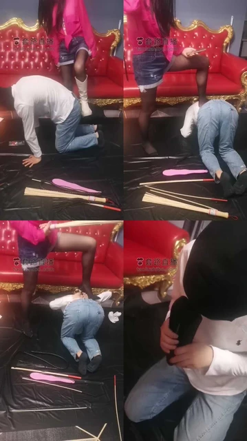 【梦琳】被KTV公主抽打