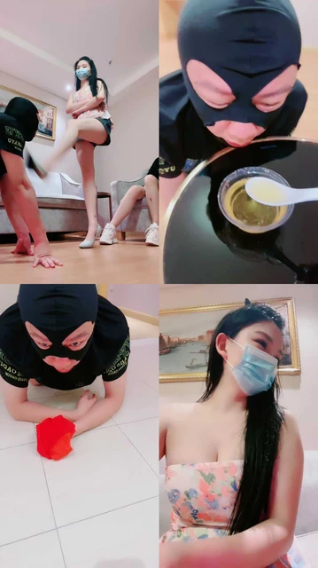 【甜心教主】带素人入圈-喂圣水/抽耳光/舔内裤