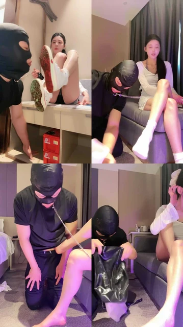 【狸狸s】舔鞋底泥自棉袜闻护垫