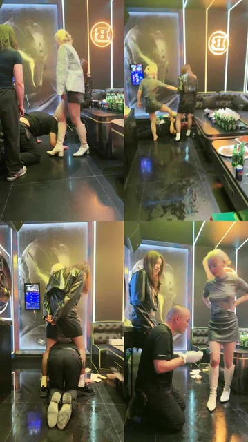 【西北傻子】多女王KTV凌虐傻子