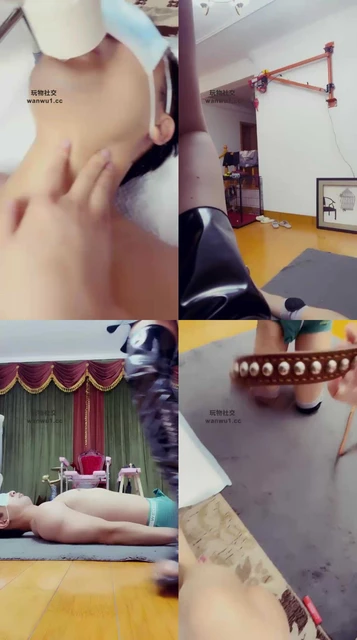 【魔鬼天使】高跟长靴踩/赏赐圣水/肉丝脚插嘴