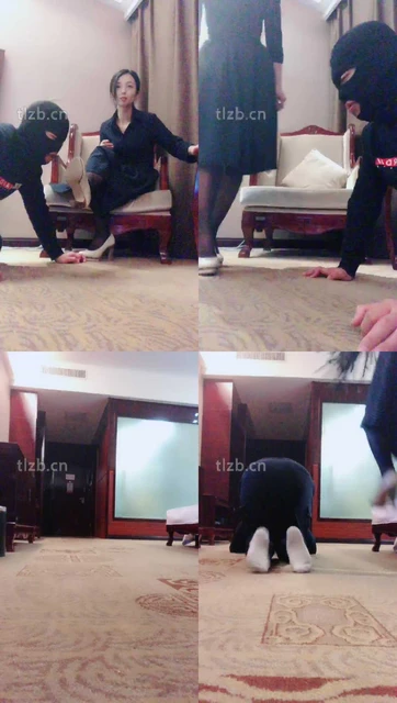 【伊柔】碾压踩狗爪/鞋跟插嘴/强制闻鞋/骑马