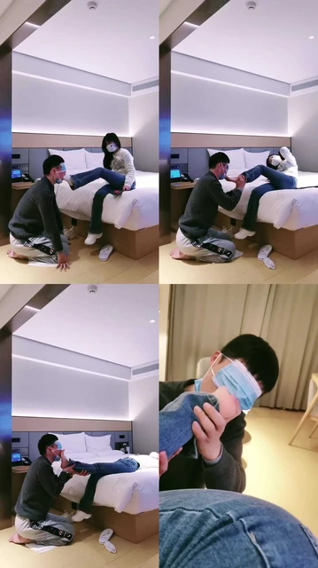 【乖乖】小白鞋白棉袜辱废物