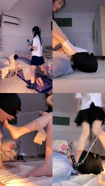 【绵绵】鞭打/骑马转胯/闻舔脏鞋白袜