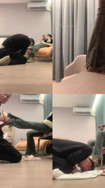 【娩娩大魔王】绿帽前男友裸足狂舔【上】