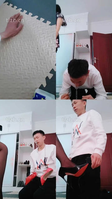 【魅影女神】鼻钩遛狗的痛苦