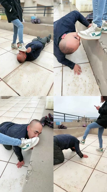 【西北傻子】素人户外阳台虐