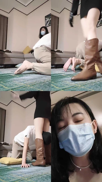 【米小唐】长靴提档/踩踏/sp/丝袜脚捂脸狂吸