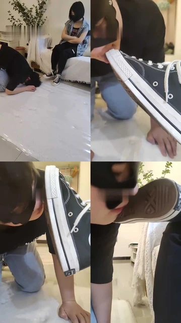 【圆圆】帆布鞋全体重踩踏棉袜羞辱【完整版】