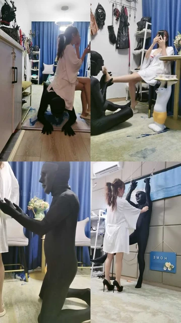 【魔鬼天使】晨起伺候-人体家具物化