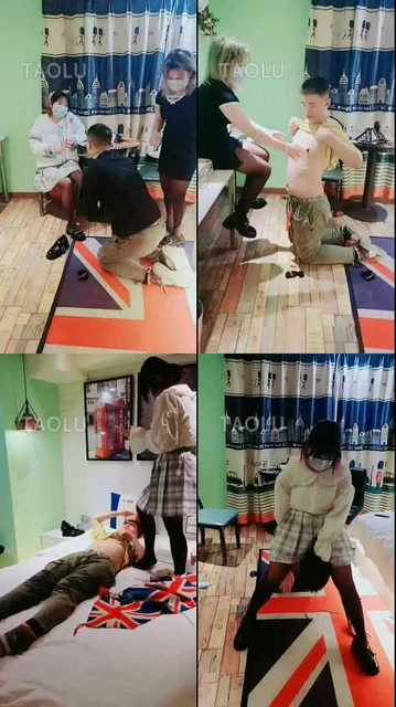 【户外第一】伺候女女情侣亲热-舔脚/耳光/踩踏/踢裆