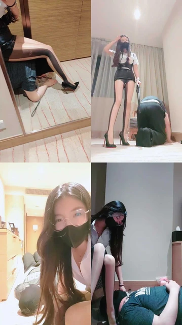 【梓晨】重度鞭打/镜前玩虐/骑脖转胯/全体重踩踏