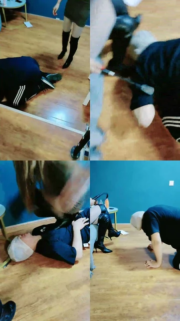 【林夕】御姐的皮靴清理器