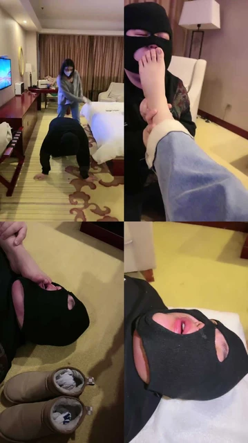 【师姐S】强制深喉圣水抽耳光