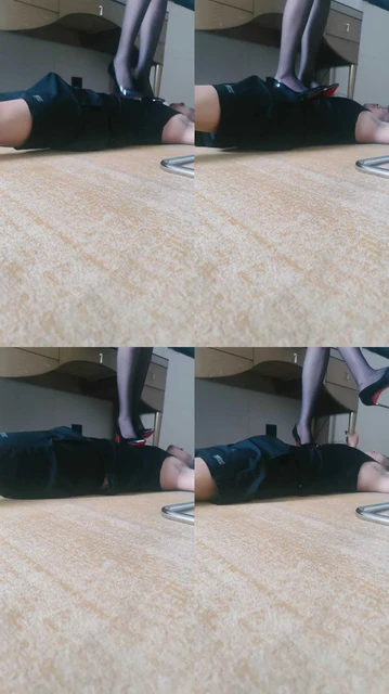 【凌熙】高跟丝袜美腿踩踏