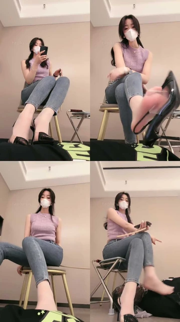 【禾未】臀部诱惑/御姐肉丝高跟踩脚垫