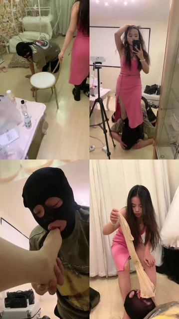 【伊诺】开发家奴喝圣水/裸足插嘴/舔脏鞋