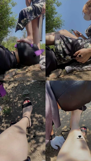 【魔鬼天使】户外调-裸足深喉/舔泥巴脏鞋【双视角版】