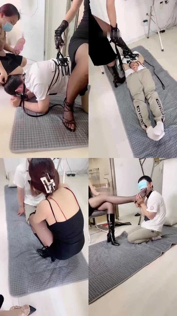 【亿姐】双S捆绑虐/骑马/闻舔黑丝脚/耳光钻胯