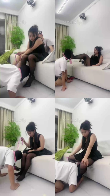 【伊诺】情侣VS绿帽-黑丝高跟/遛狗胯下辱/骑马高跟踩乳