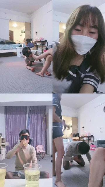 【果儿】双S学生调-当坐垫舔脚/踩背/强制rush升水【双视角版】