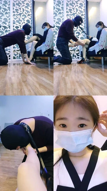 【汀兰大人】高跟裸足恋足舔/踩踏