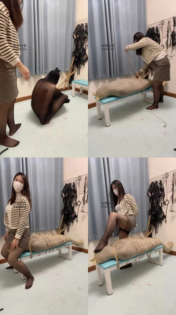 【月亮】丝袜全包木乃伊狗