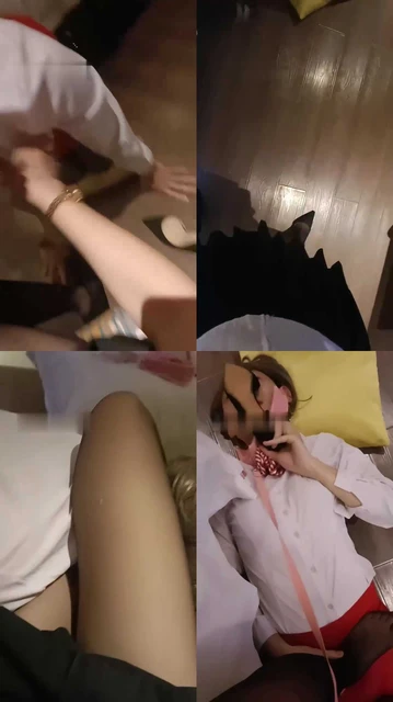 【灵悦】CD变装狗-闻原味脚/遛狗转胯/黑丝踩踏