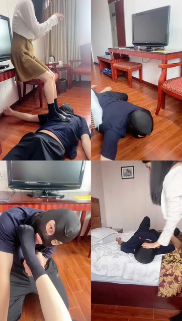 【颖颖】皮鞋黑袜全体重踩/骑马插嘴/腿绞窒息