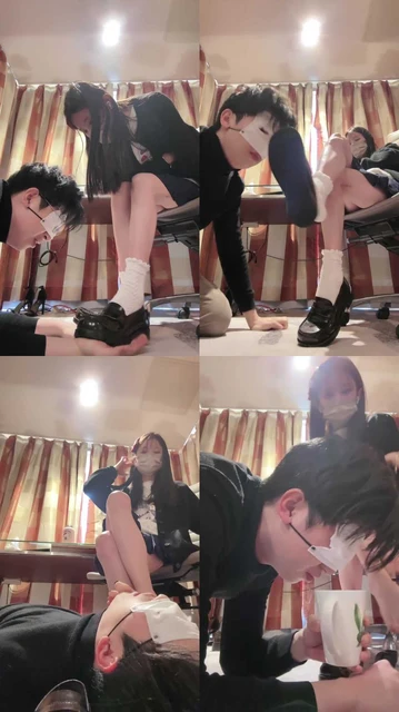 【阿月】萝莉学生主白袜皮鞋诱惑调