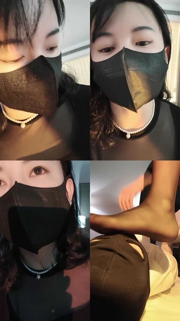 【米小唐】黑丝高跟踩地毯/骑狗背sp