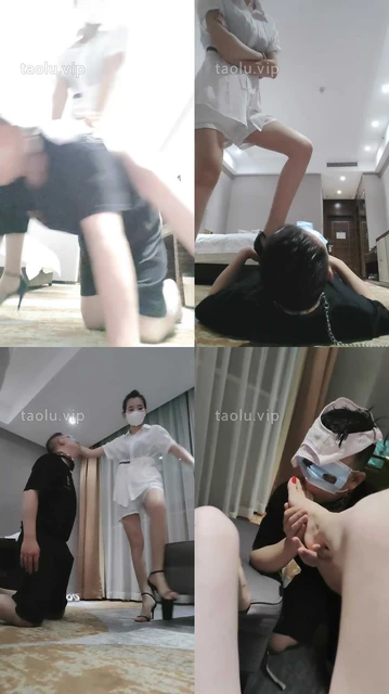 【多多】凉高惩罚猥琐男-提档/内裤套头/舔脚骑脖子