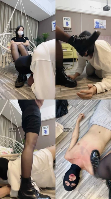 【物业素人】碾压踩踏/狗舌清理脏鞋鞋底