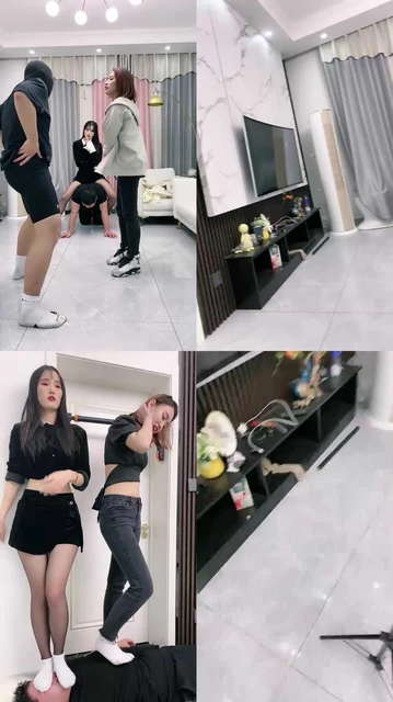 【麋鹿银儿】姐妹花入圈-重度提档/骑马全体重踩/伺候恋足