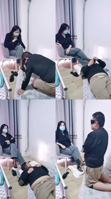 【汤圆】御姐S-黑丝玉足诱惑虐